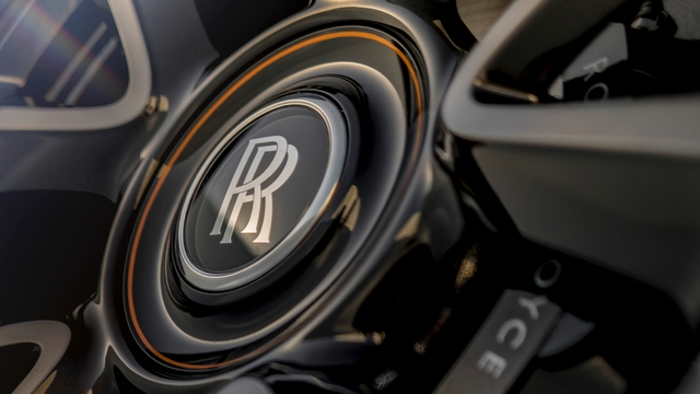 Rolls-Royce Logo on car