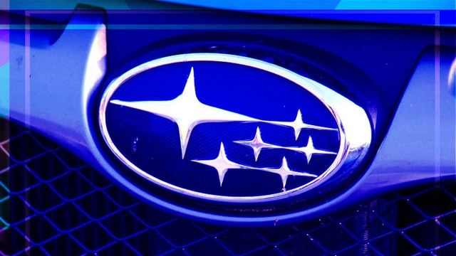 Subaru Logo on car